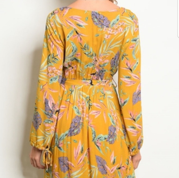 Floral High Low Maxi dress - Picture 3 of 3